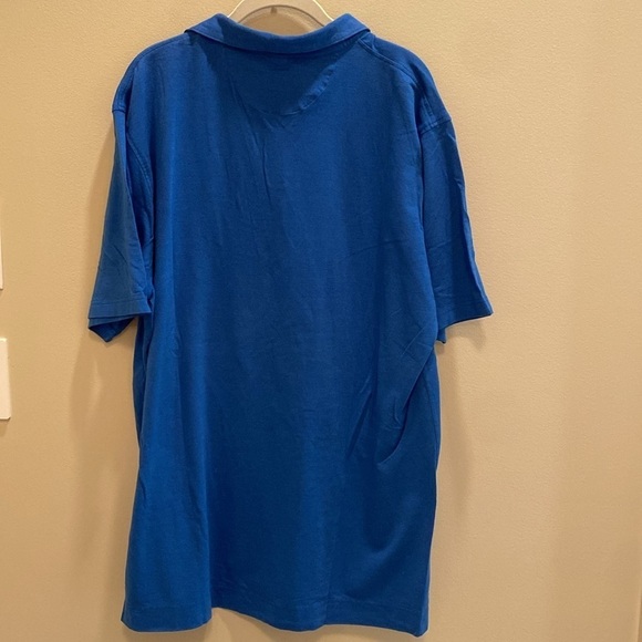 Peter Millar Collection Cotton Tencel Blend Perfect Pique Polo Shirt Blue 2XL - Picture 4 of 6